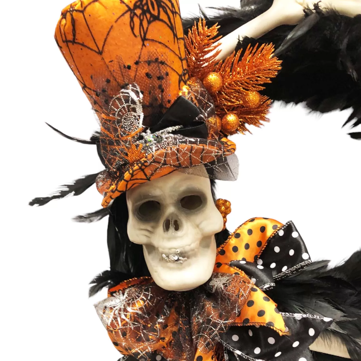 Batty The Skeleton Wreath - 28" Tall>Roger's Gardens Cheap