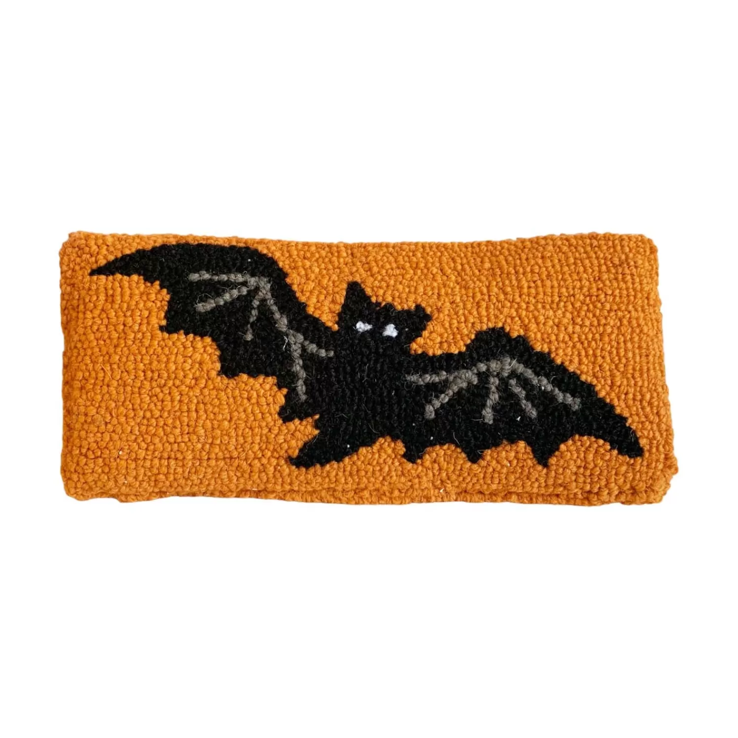 Black Bat Hook Pillow - 12" X 5">Roger's Gardens Discount