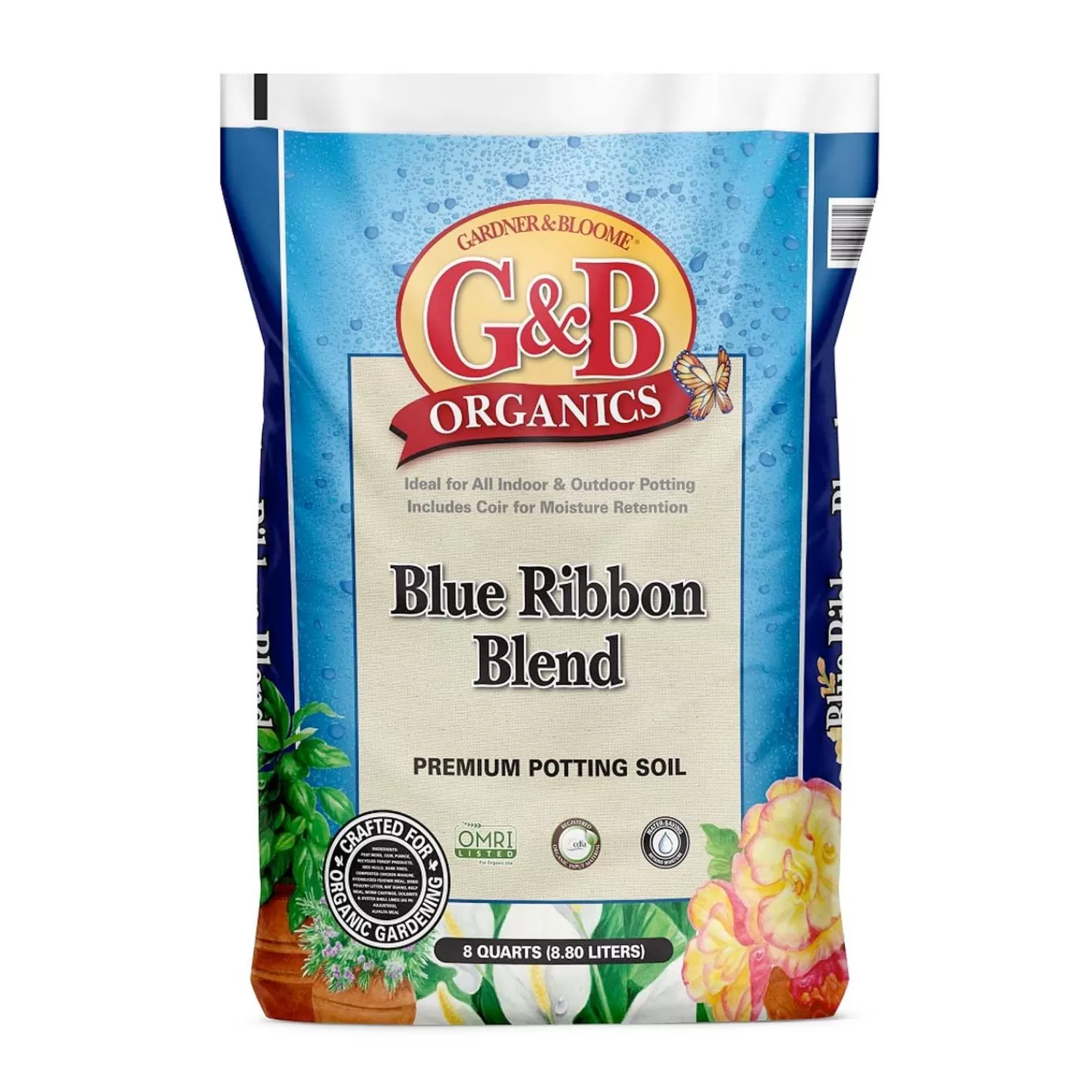 Blue Ribbon Potting Soil - 8Qt>Roger's Gardens Shop