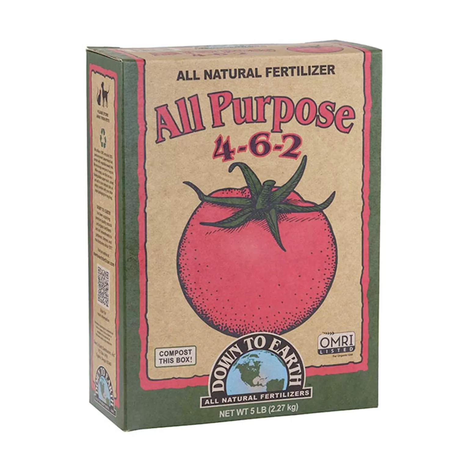 Down To Earth Organic All Purpose Fertilizer - 5Lbs>Roger's Gardens Sale