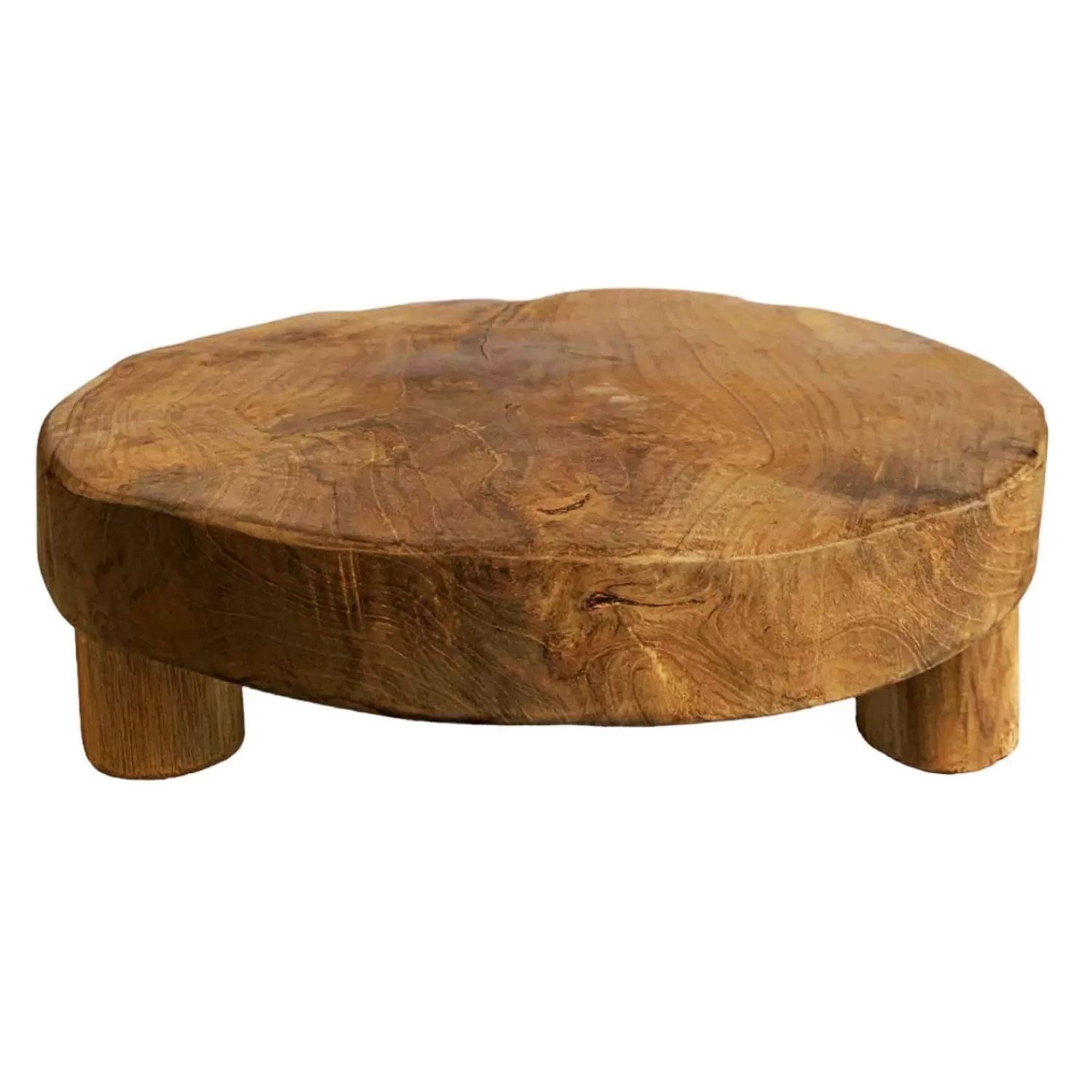 Exquisite Rustic Teak Pedestal>Roger's Gardens Fashion