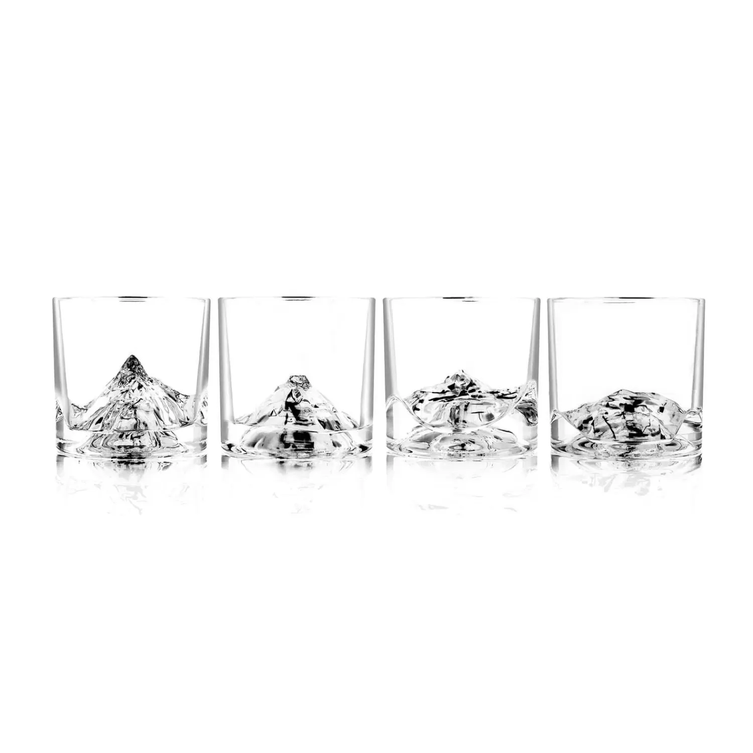 Famous Mountain Peaks Crystal Whiskey Glasses - Set Of 4>Roger's Gardens Hot