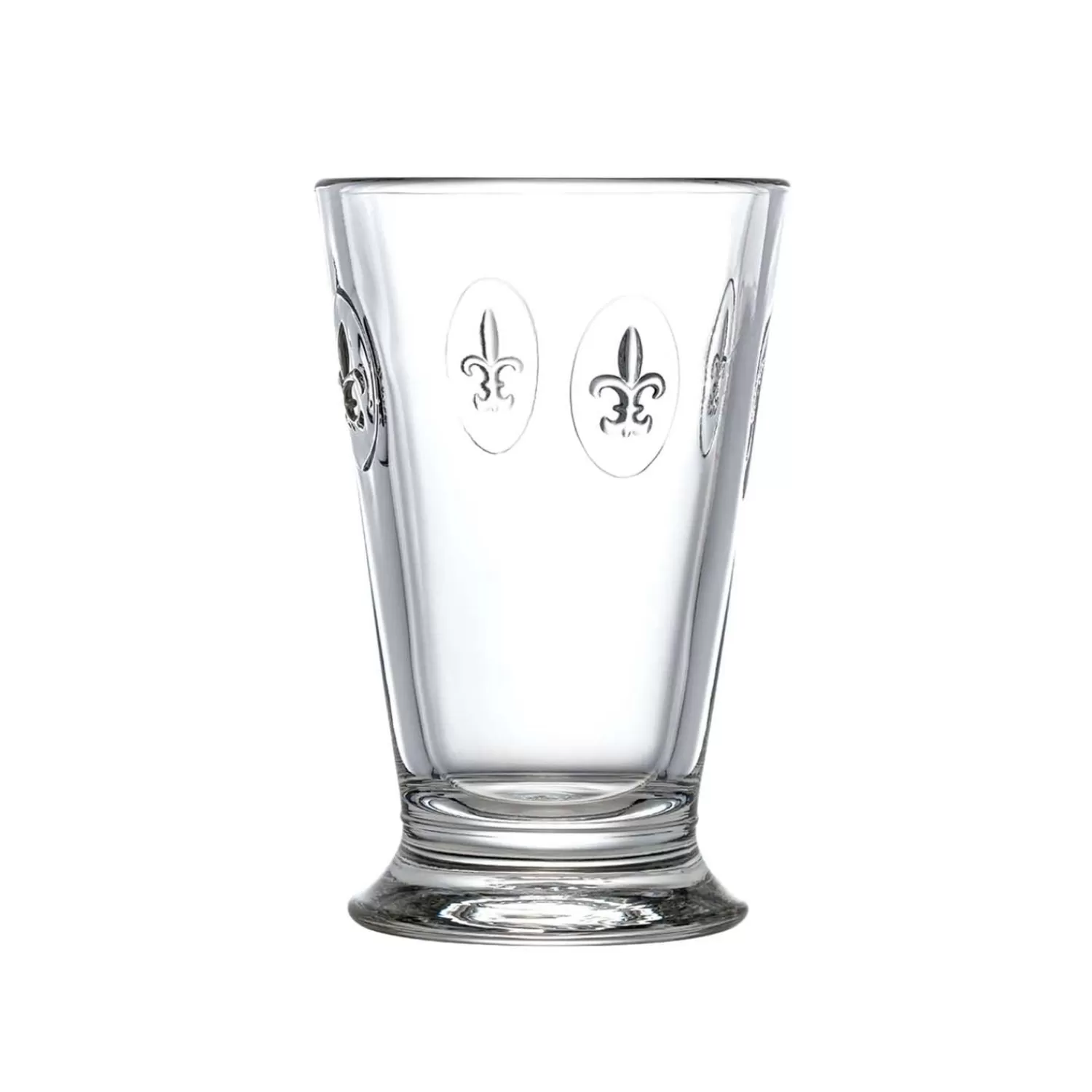 Fleur De Lys French Ice Tea Glass>Roger's Gardens Clearance