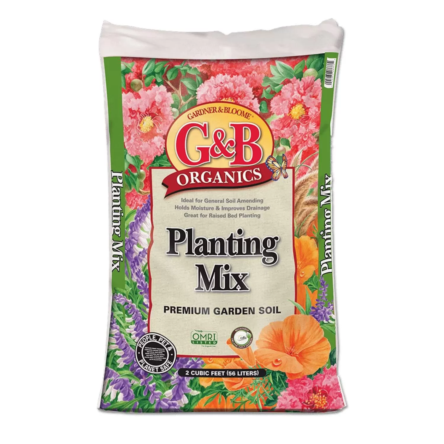 G&B Organic Planting Mix 2 Cu. Ft.>Roger's Gardens Sale