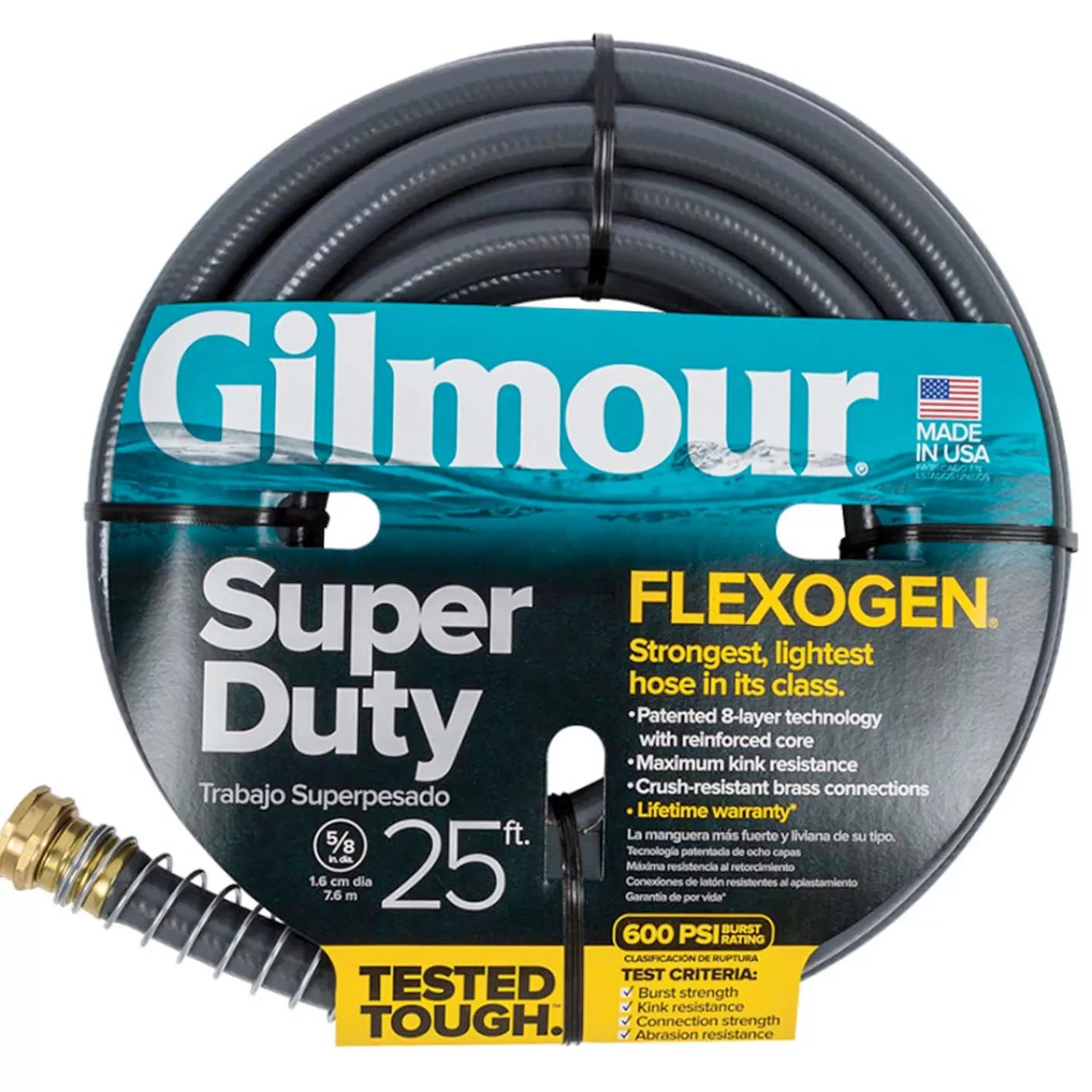 Gilmour Flexogen Super Duty Hose - 25Ft>Roger's Gardens New