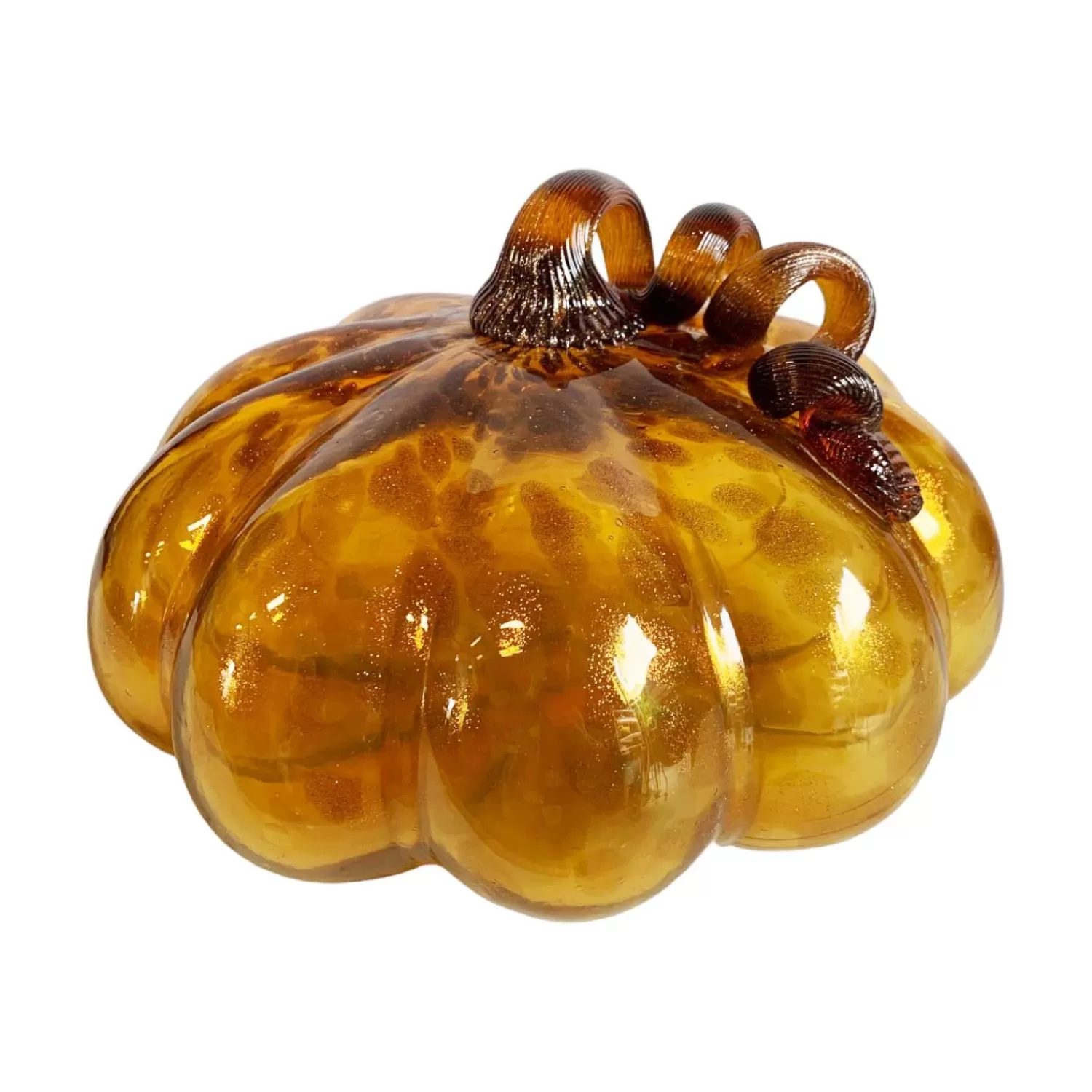 Glass Bronze Pumpkin - 6">Roger's Gardens Fashion