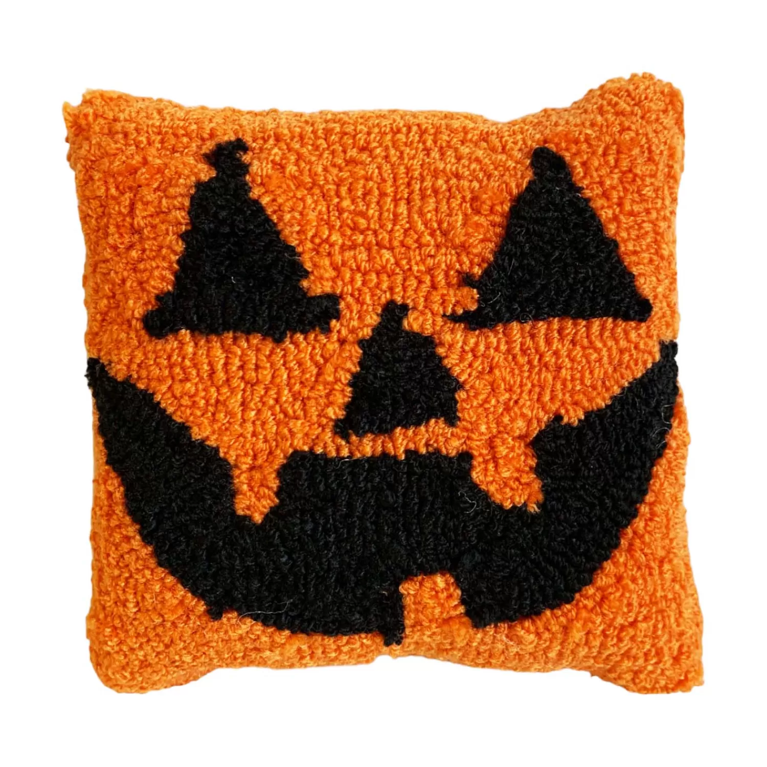 Jack-O-Lantern Square Pillow - 8" X 8">Roger's Gardens Fashion