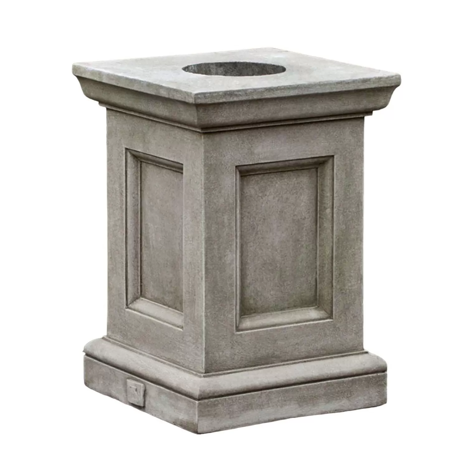 Lead Antique Barnett Pedestal - 22" Tall>Roger's Gardens Discount