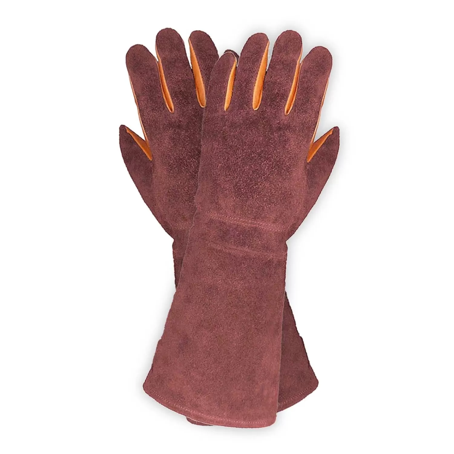 Leather Pros Gloves - Brown>Roger's Gardens Cheap