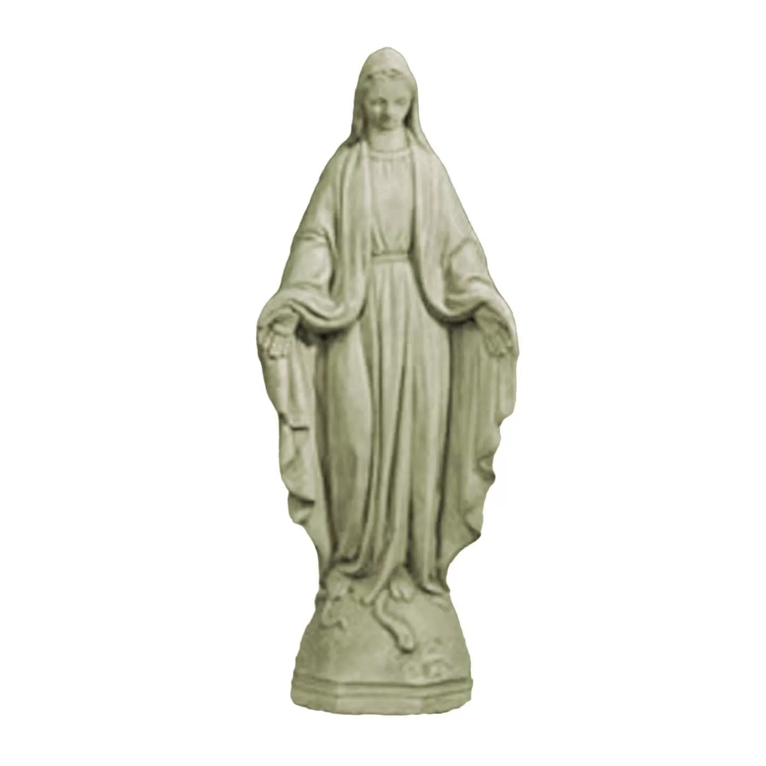 Madonna Statue - Verde - 18" Tall>Roger's Gardens Outlet