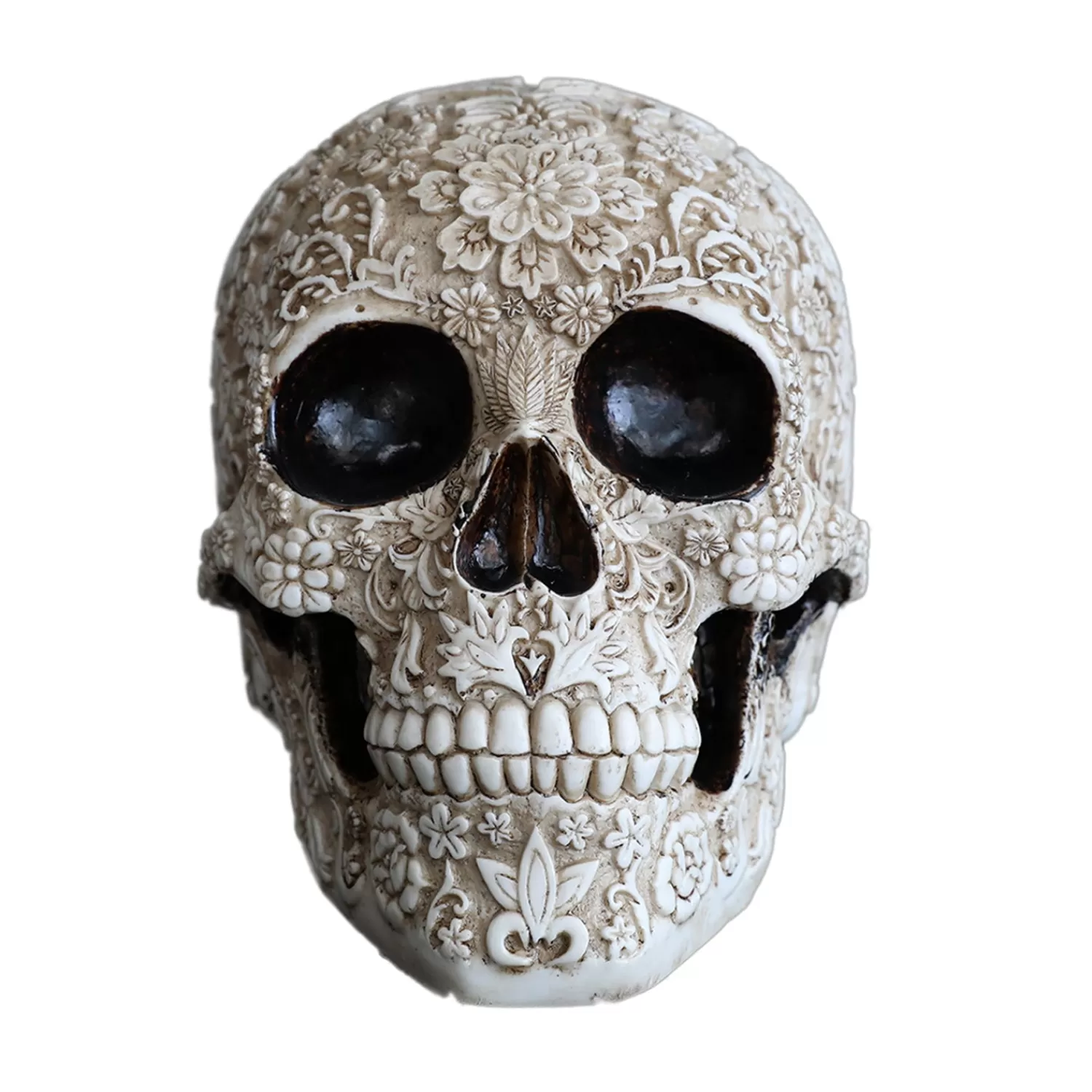 Mystic Floral Skull - 5" Tall>Roger's Gardens Fashion