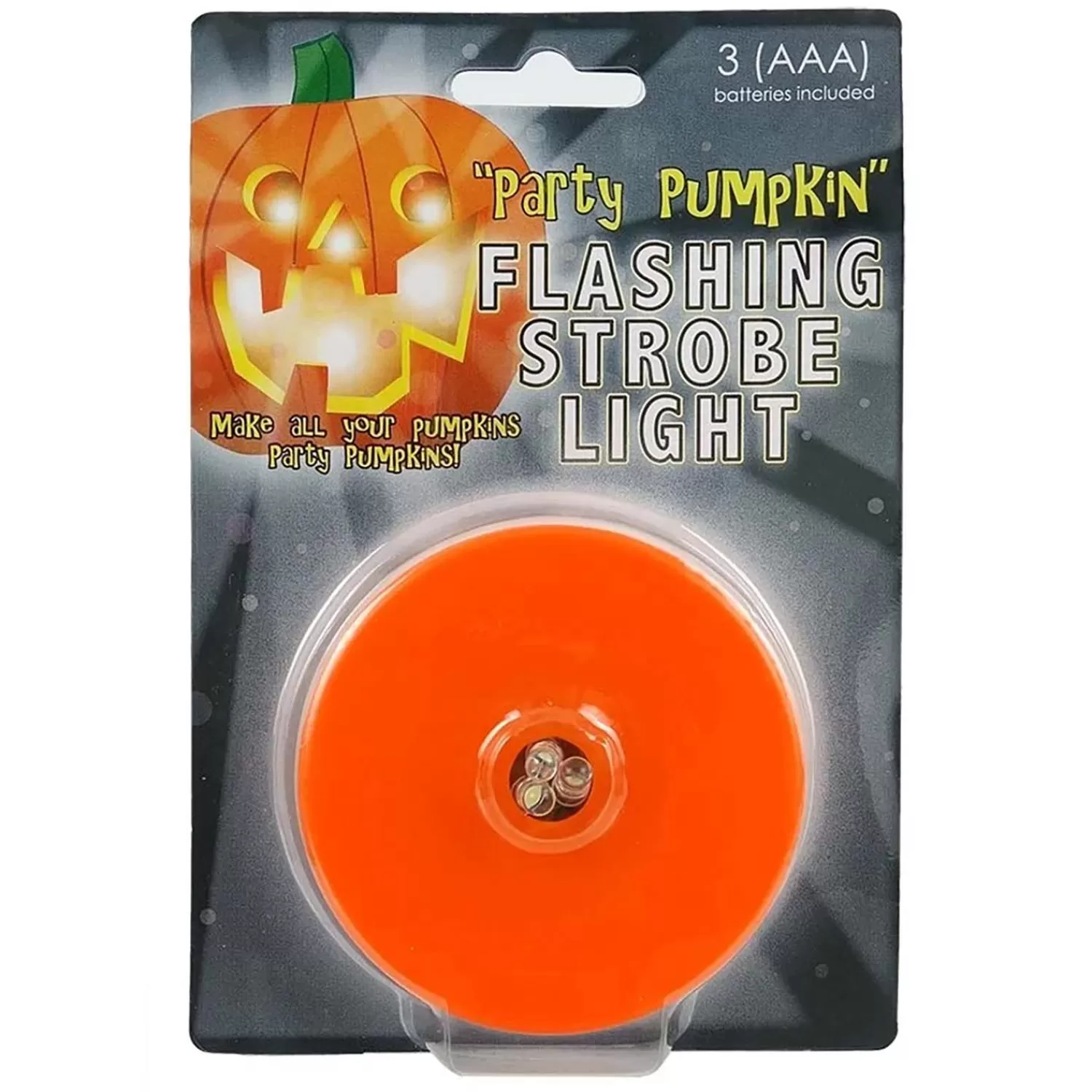 Party Pumpkin Flashing Strobe Light>Roger's Gardens Cheap