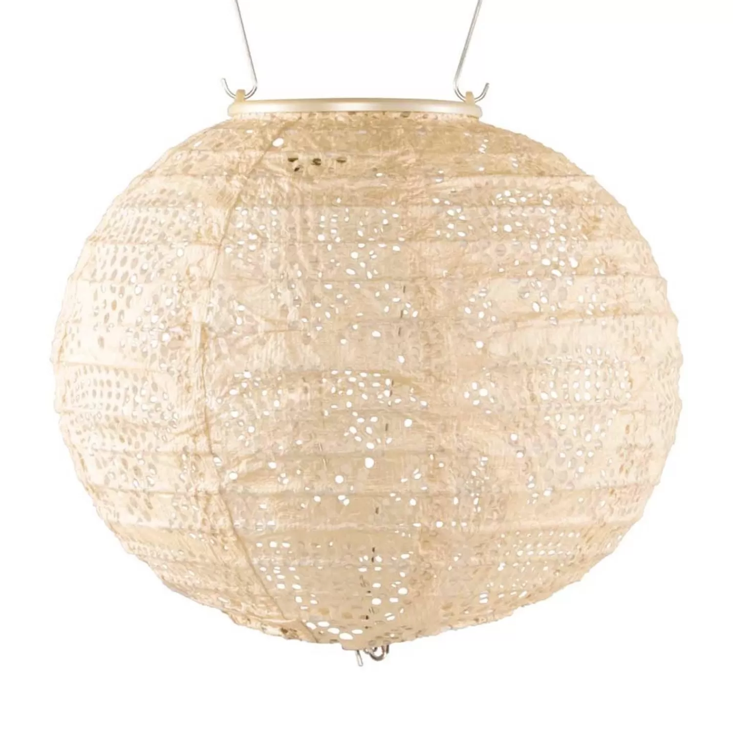 Pearl Solar Globe Lantern - 8">Roger's Gardens Fashion