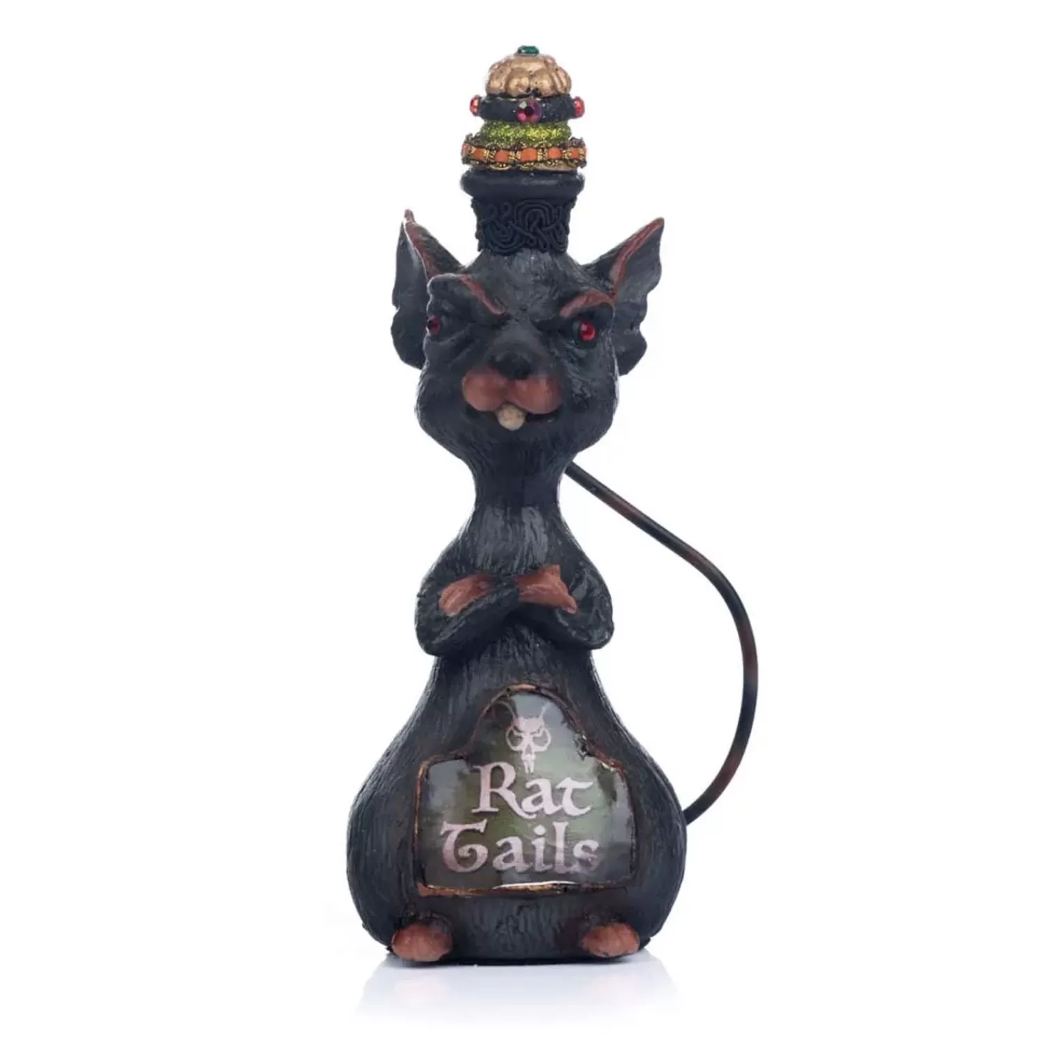 Rat Potion Bottle Full Of Rat Tails - 8" Tall>Roger's Gardens Clearance