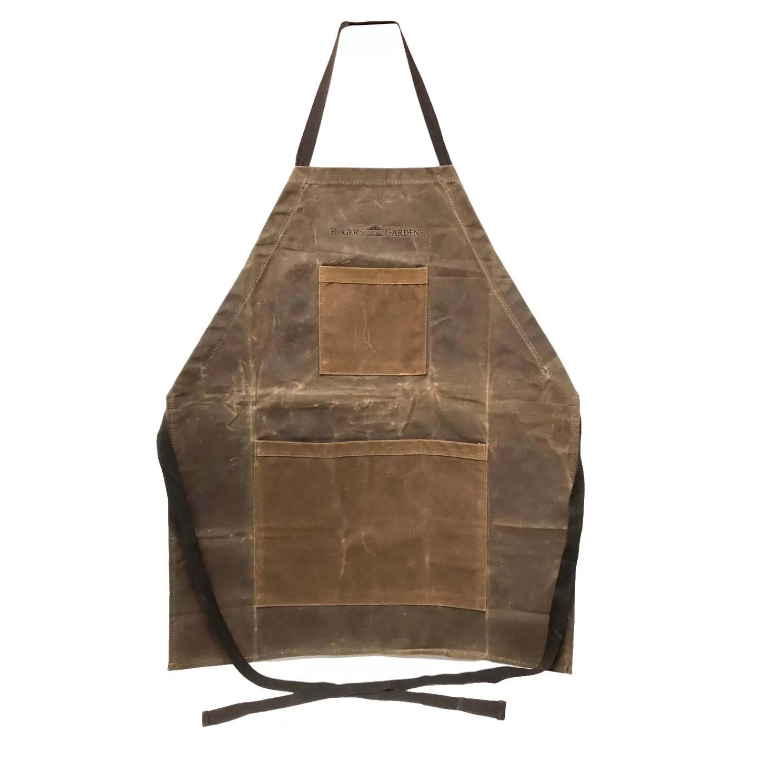 Official Waxed Olive Canvas Apron>Roger's Gardens Store