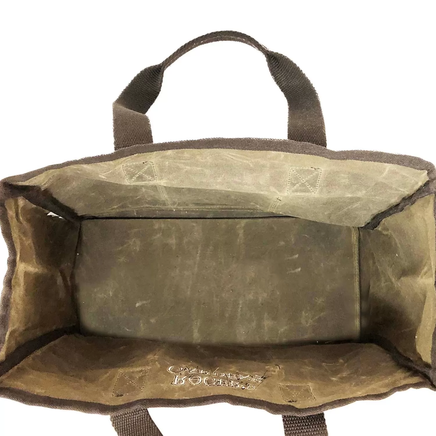 Official Waxed Olive Canvas Utility Bag>Roger's Gardens Sale