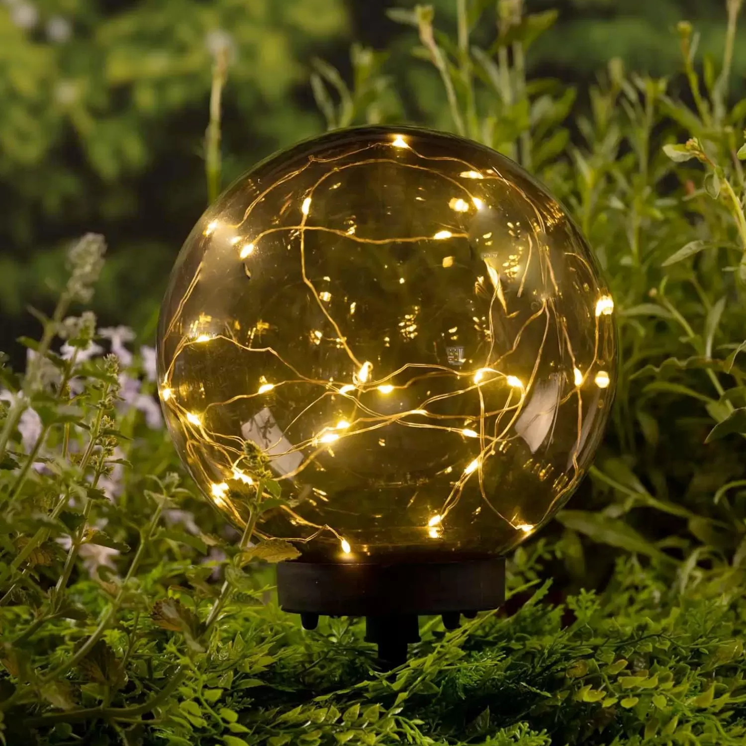 Solar Acrylic Ball Light With Mounting Stake>Roger's Gardens Discount