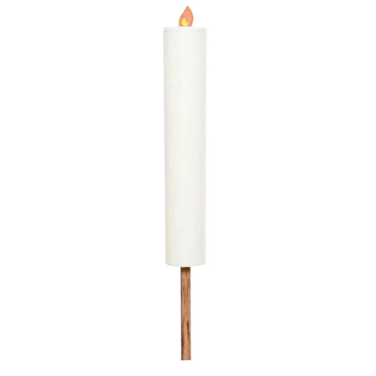 Solar Plastic Flickering Flame Candle>Roger's Gardens Online