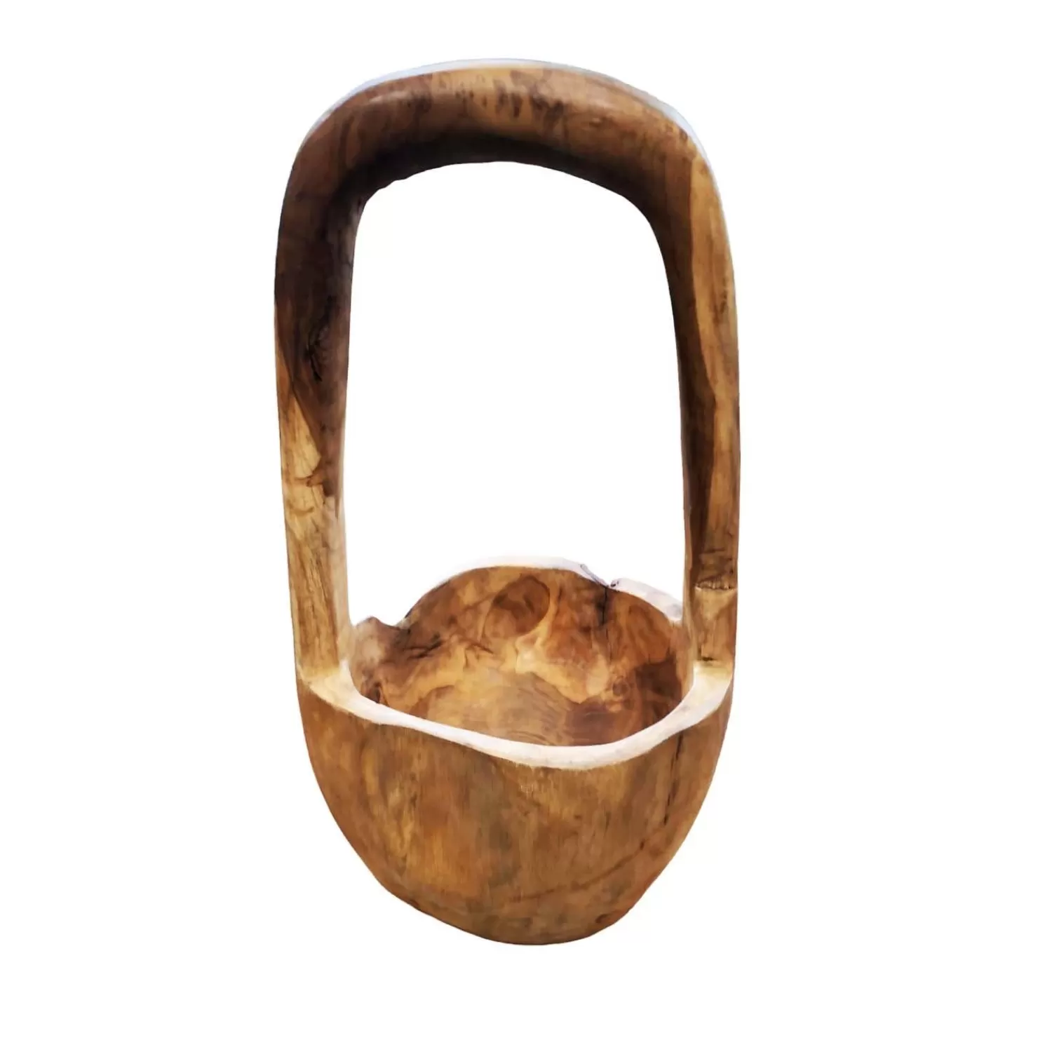 Teak Rectangular Bowl With Handle>Roger's Gardens Best