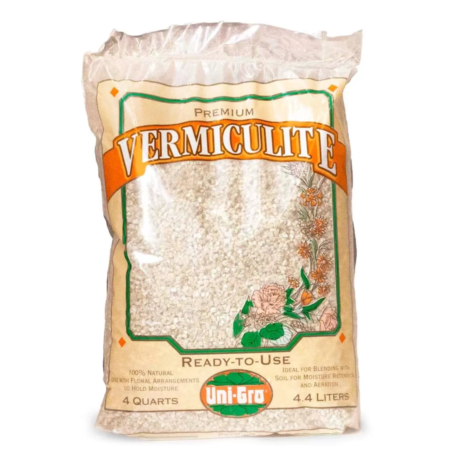 Uni-Gro Vermiculite - 4Qt>Roger's Gardens Clearance