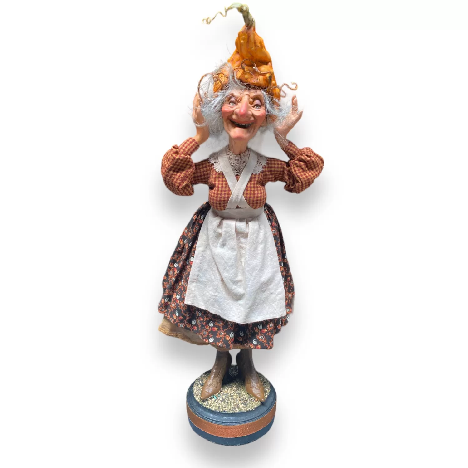 Witch With Gourd Hat - 19" Tall>Roger's Gardens Cheap